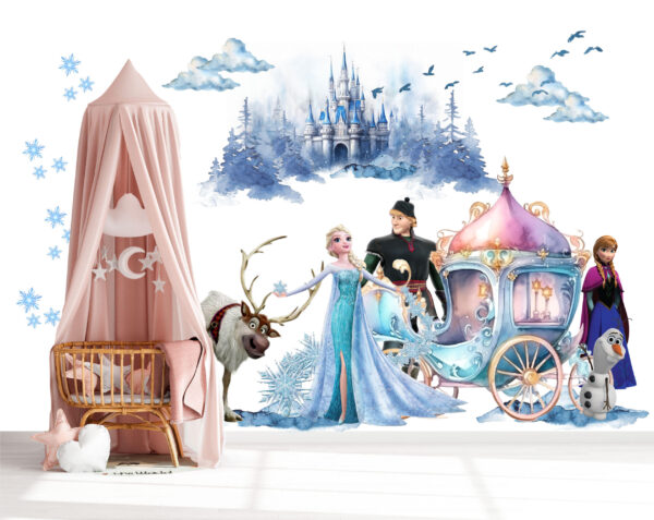 Ice Princess Wall Decal – Winter Nursery & Kids Room Decor