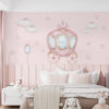 Princess Carriage Wall Decal with Custom Name
