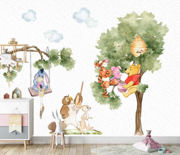 Winnie the Pooh Wall Decals – Kids Room Decor