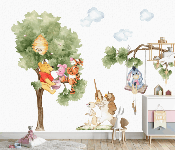 Winnie the Pooh Wall Decals – Kids Room Decor