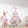 Princess Castle Wall Decal with Custom Name