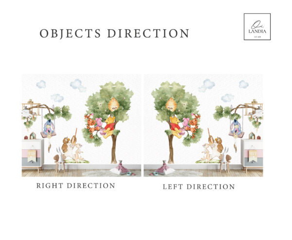 Winnie the Pooh Wall Decals – Kids Room Decor