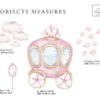 Princess Carriage Wall Decal with Custom Name
