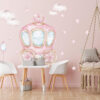 Princess Carriage Wall Decal with Custom Name
