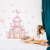 Princess Castle Wall Decal with Custom Name