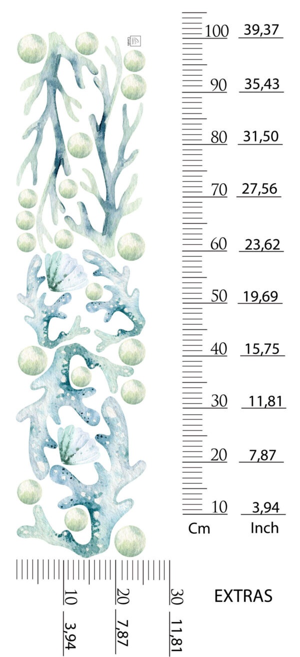 Watercolor Whale Jellyfish Wall Decal Nursery Ocean Marine Sea Animal Room Stickers