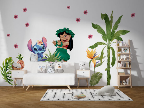 Personalised Stitch Wall Decal – Eco Textile Nursery Decor
