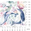 Watercolor Ocean Wall Decal Dolphin Whale Nursery Marine Animal Sea Room Stickers