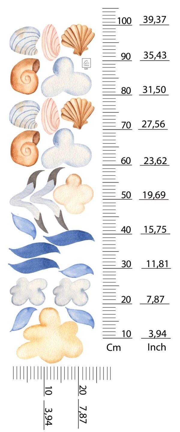 Sea World Wall Decals – Pirate Ship, Submarine & Sailing Boat