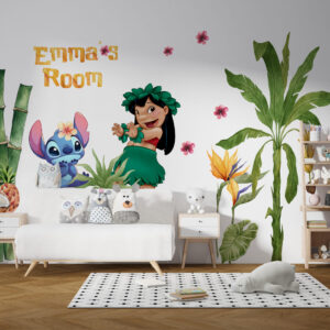Personalised Stitch Wall Decal – Eco Textile Nursery Decor