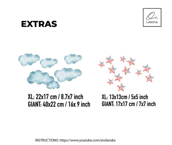 Circus Tent Wall Decals – Reusable Fabric Stickers for Nursery & Kids Room