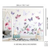 Butterflies and Poppies Wall Decal: Watercolour Poppies Wall Sticker