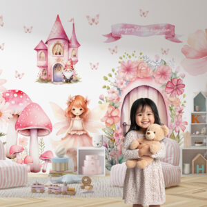 Princess Fairytale Wall Decal for Nursery