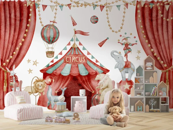 Big Circus World Wall Decal Collection – Nursery & Kids Room Decor