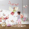 Fairy Garden Wall Decals – Watercolor Nursery Decor