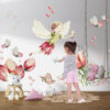 Fairy Garden Wall Decals – Watercolor Nursery Decor