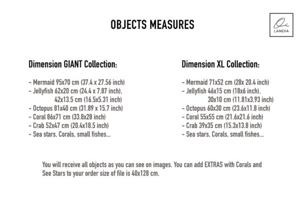 Watercolor Mermaid Wall Decals Magical Sea Princess Nursery Under Ocean Room Decor