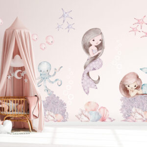 Mermaid Wall Decals – Ocean Nursery