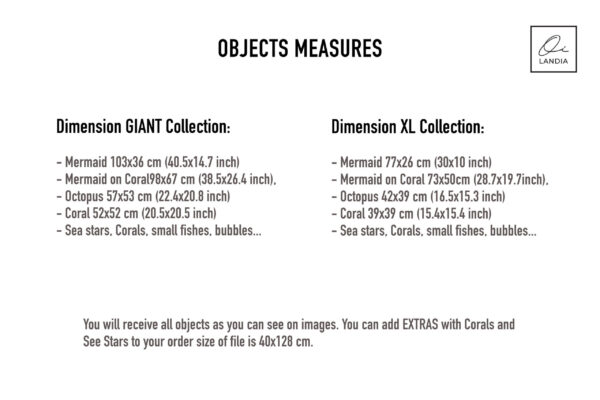 Mermaid Wall Decals – Ocean Nursery