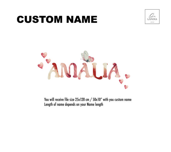 Fairy Garden Wall Decals – Watercolor Nursery Decor