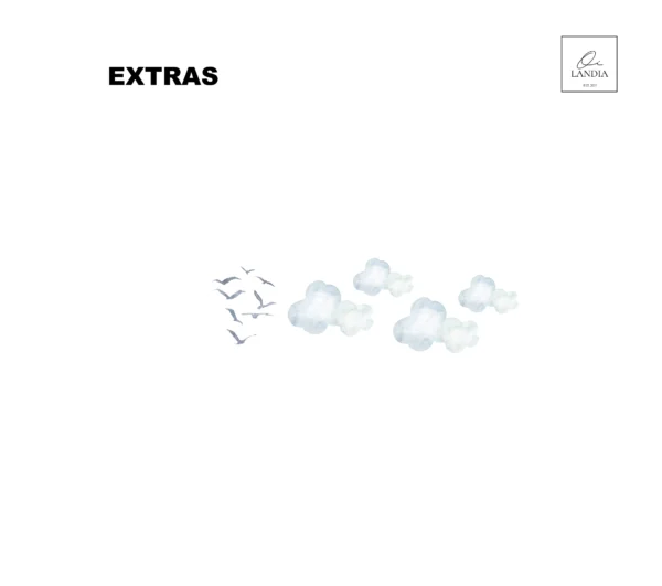 Watercolor Greenery Tree Wall Decals | Botanical Wall Art