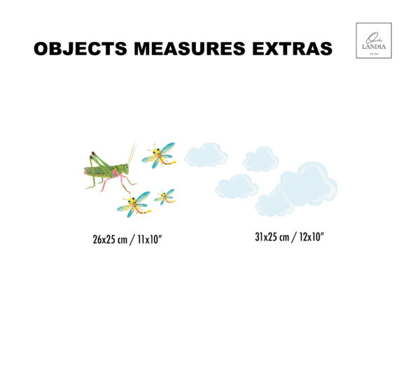 Watercolor Jungle Animals Wall Decal Baby Nursery Tropical Forest Safari Room Stickers