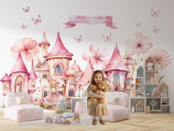 Fairytale Castle Princess Wall Decal for Kids Nursery