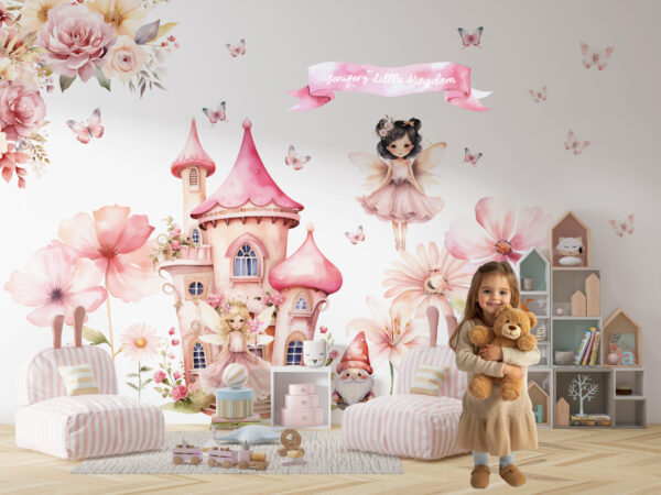 Princess Fairytale Wall Decal for Kids Room